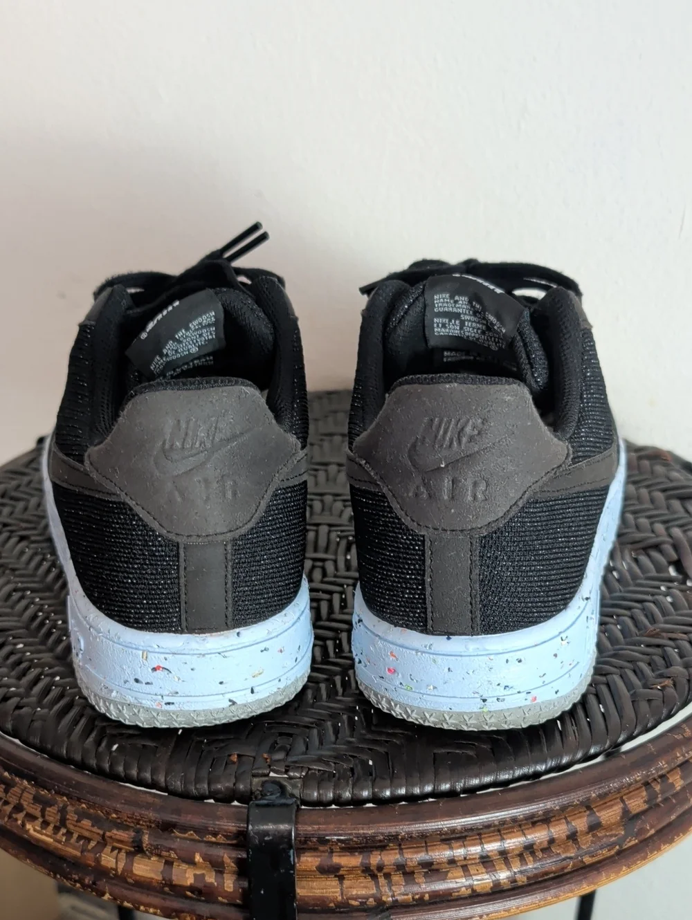 Nike Air Force 1 Flyknit Low Men's Size 9.5 Black